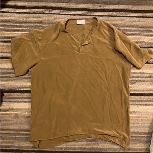 100% silk top